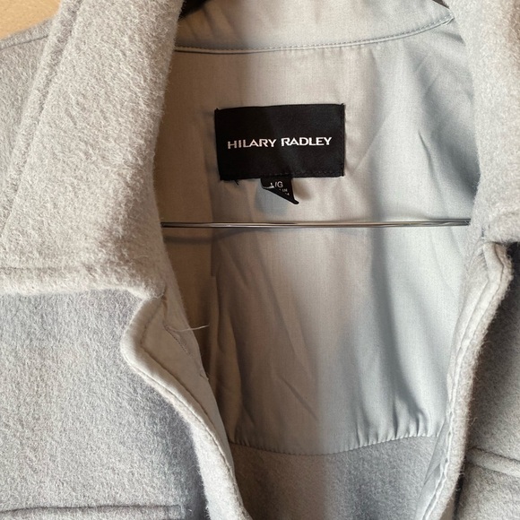 Hilary Radley Oversized Cozy Button Down Shacket - Picture 8 of 10